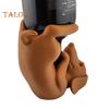 Teckel Wijnfleshouder PLA Hond Figuur Bierfles Displaystandaard Organizer Rek Huis Keuken Bar Eettafel Desktop Decoratie