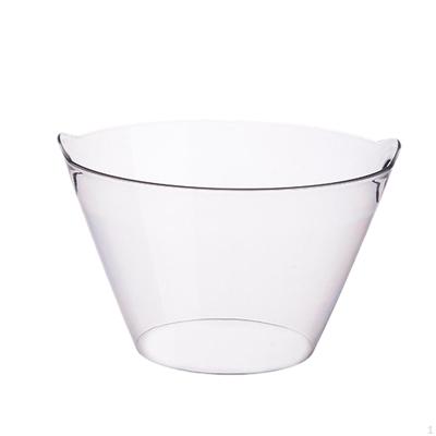Ice Beer Bucket Champagne Salad Bowl Reusable Candy Clear Cooling Beverage Tub