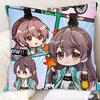 1 pièce Nom de code - Oreiller Yuan Guang - Housse d'oreiller d'animation 2D Lingwang Housse d'oreiller personnalisée pour dortoir étudiant chambre chevet
