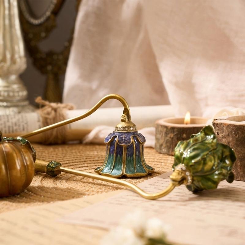 Kerzenlöscher,Eleganter Kerzenlöscher mit langem Griff,Kerzenlöscher Dochte Löscher Kerzenzubehör Kerzenstopper