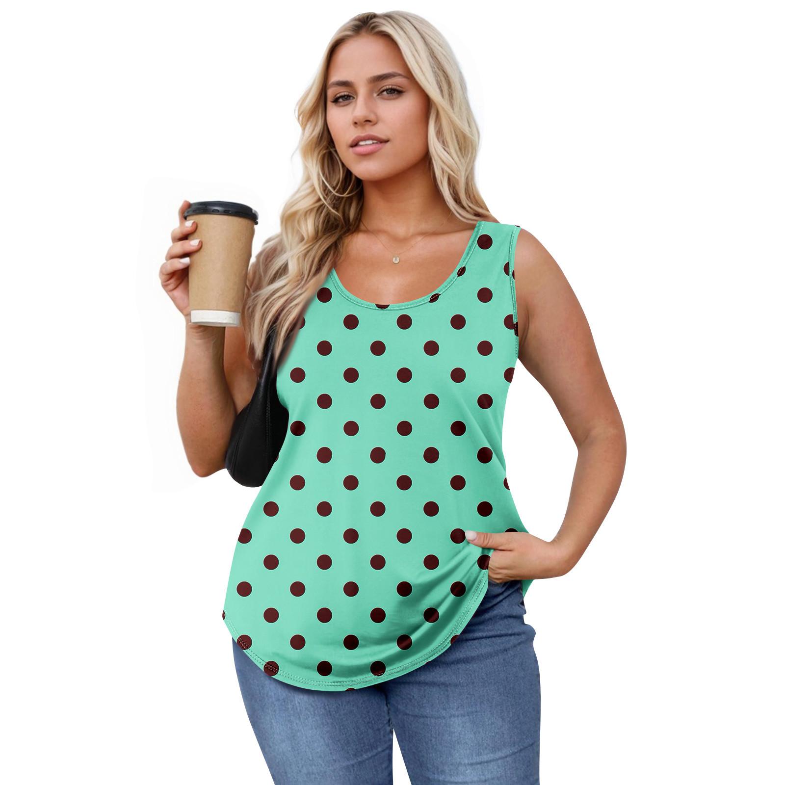 

Женская майка для девочек с принтом, повседневная майка, майки для женщин, свободный крой, топы без рукавов, струящиеся XL