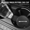 2Pcs Car Coasters Water Cup Mats Waterproof Slot Pads For Mercedes Benz AMG Smart W205 C300 W203 W206 W108 W124 W126 W140 W168 EE1