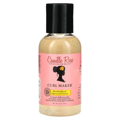 Camille Rose, Generador de Rizos, Extracto de Malvavisco y Hoja de Agave, 2 oz (59ml)