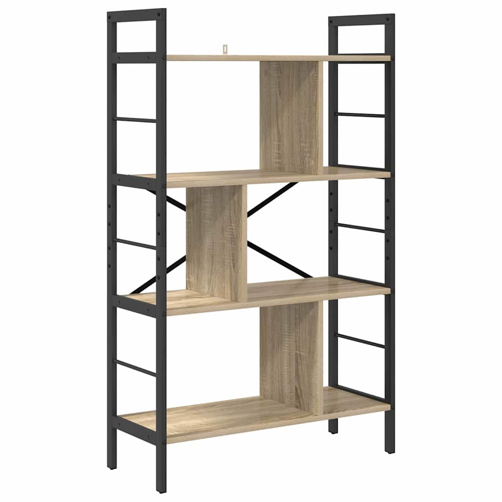 Bookshelf Sonoma Oak 75 X 30 X 123.5 Cm Particleboard