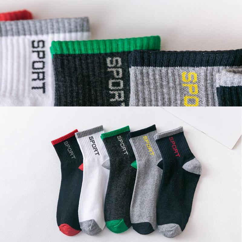 Haute qualité 10 paires/lot chaussettes pour hommes professionnels élasticité confortable respirant Trekking vélo coton chaussettes pour homme EU38-45