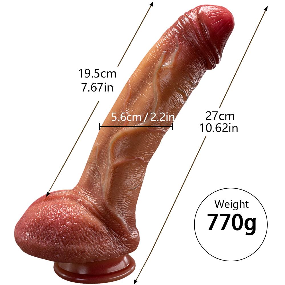 Cone-star King Double Liquid Silicone Artificial Penis Makeup Female Masturbator Thick Long Vacation Penis Adult Sexual Supplies