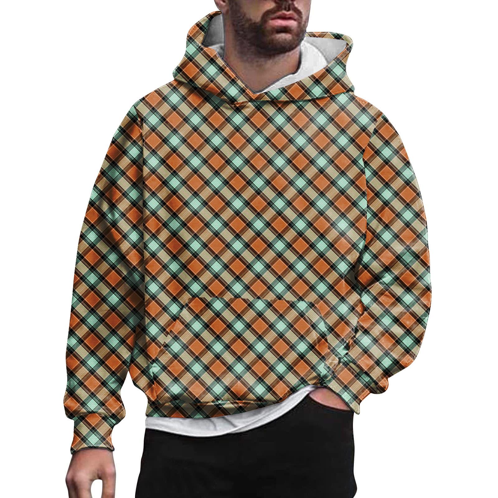 

Печатный худи с длинными рукавами для мужчин и женщин на весну и XXXL жёлтый