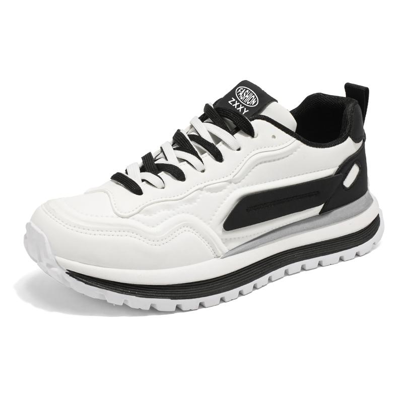 Men's Thick Sole Casual Sports Shoes Four Seasons New Soft Soles Non-slip Outdoor Running Shoes Walking Shoes Students Sneakers