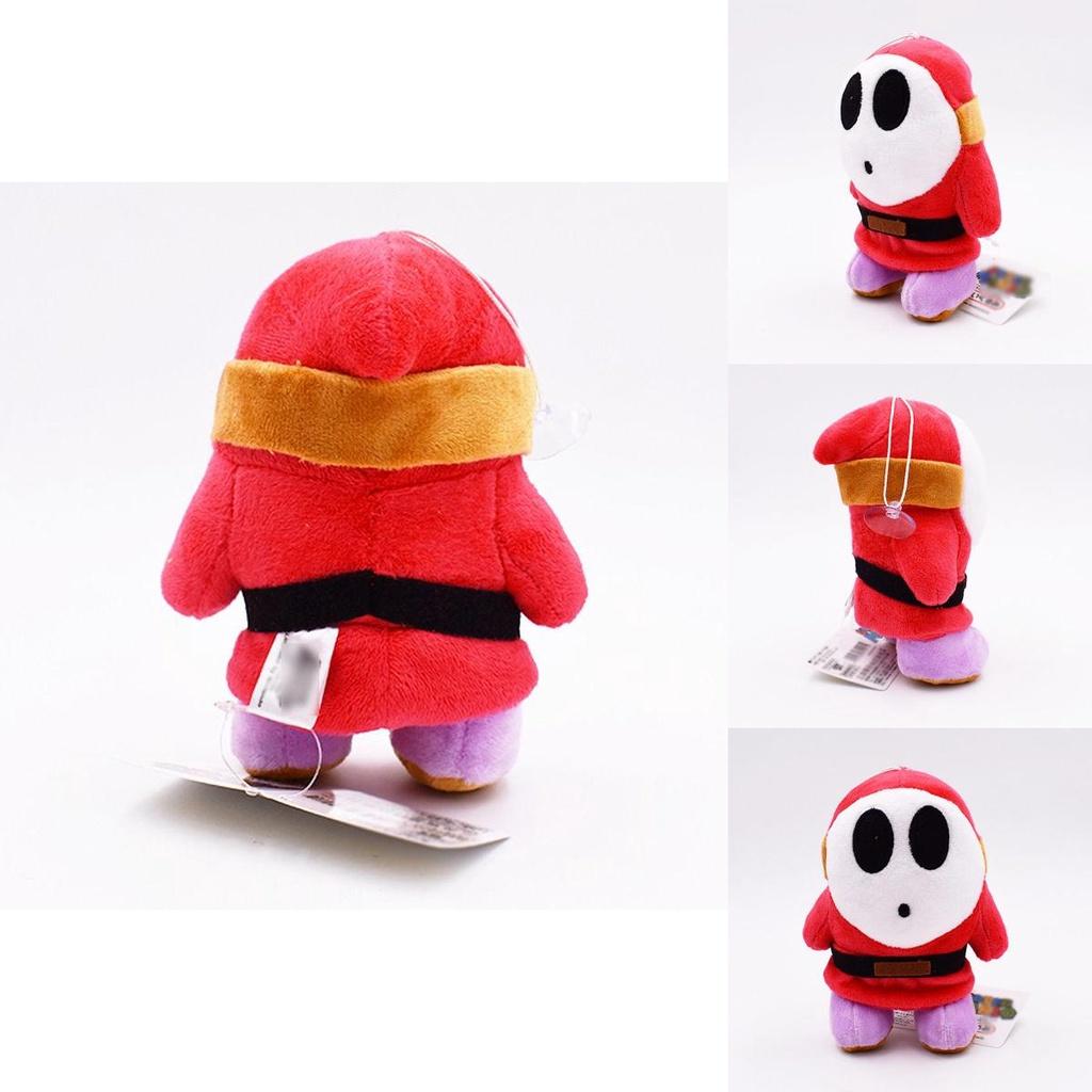 Super Soft Shy Guy Plush Doll Figure From Super Mario Bros 15cm
