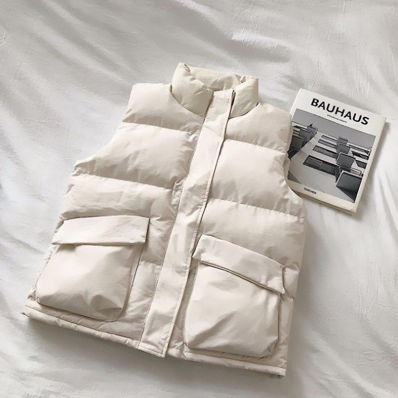 Down Cotton Jacket Vest Women's Short Vest Jacket