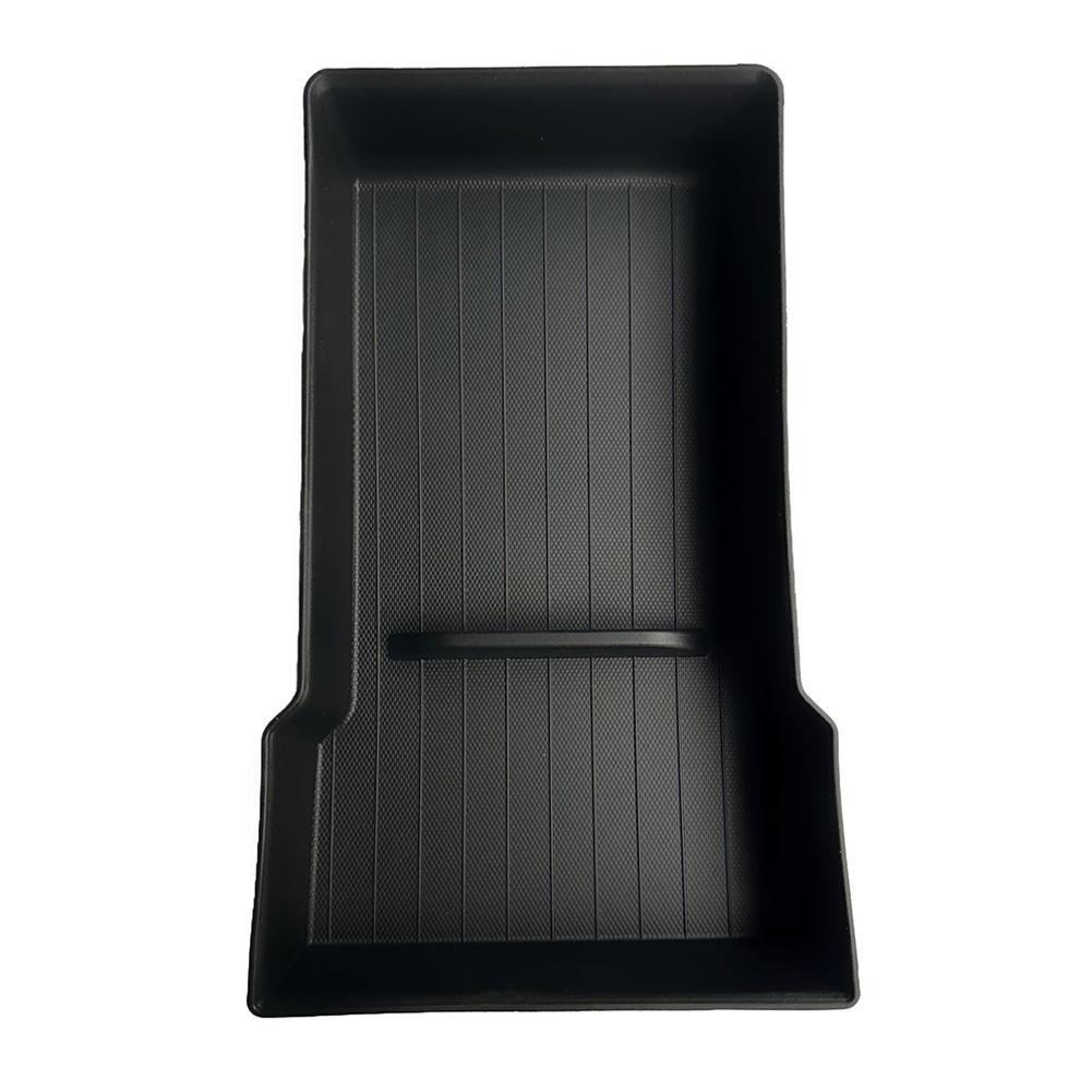 For Tesla New Model Y Juniper 2025 interior Accessories Center Contral Storage Organizer Tray Armrest Box Bottom Mat Card Holder