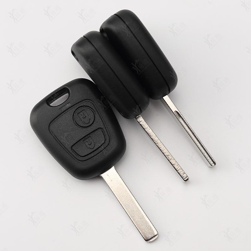 Replacement Remote Control Key Shell for Peugeot 206 207 307 C2 Straight Car Key
