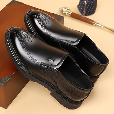 Leather Shoes For Man Genuine Leather Casual Shoes Fashion Business Oxford Shoes High Quality Designer Work Shoes