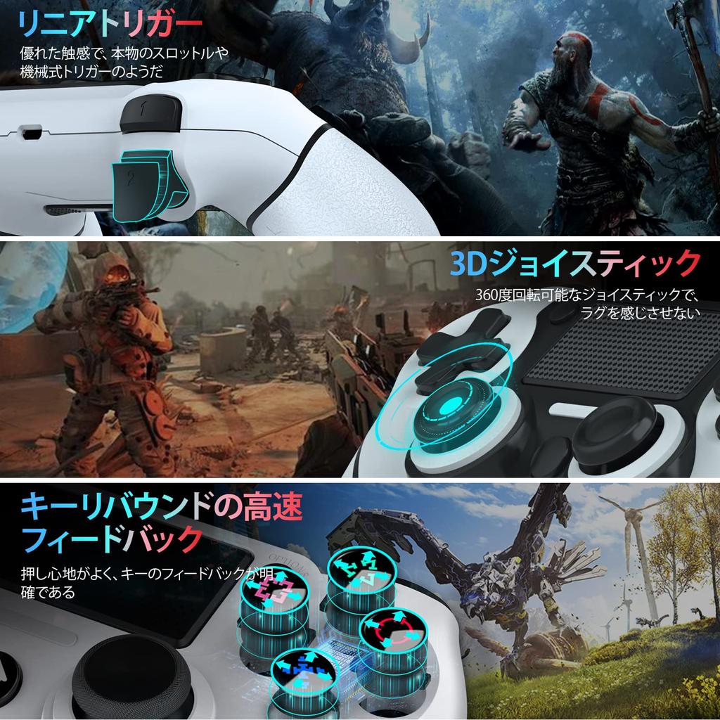Original-PS4-Controller nur im PS4-Controller Bluetooth-Drahtlosverbindung Original-PlayStation 4-Controller Kommt mit Freak 600 mAh große Kapazität