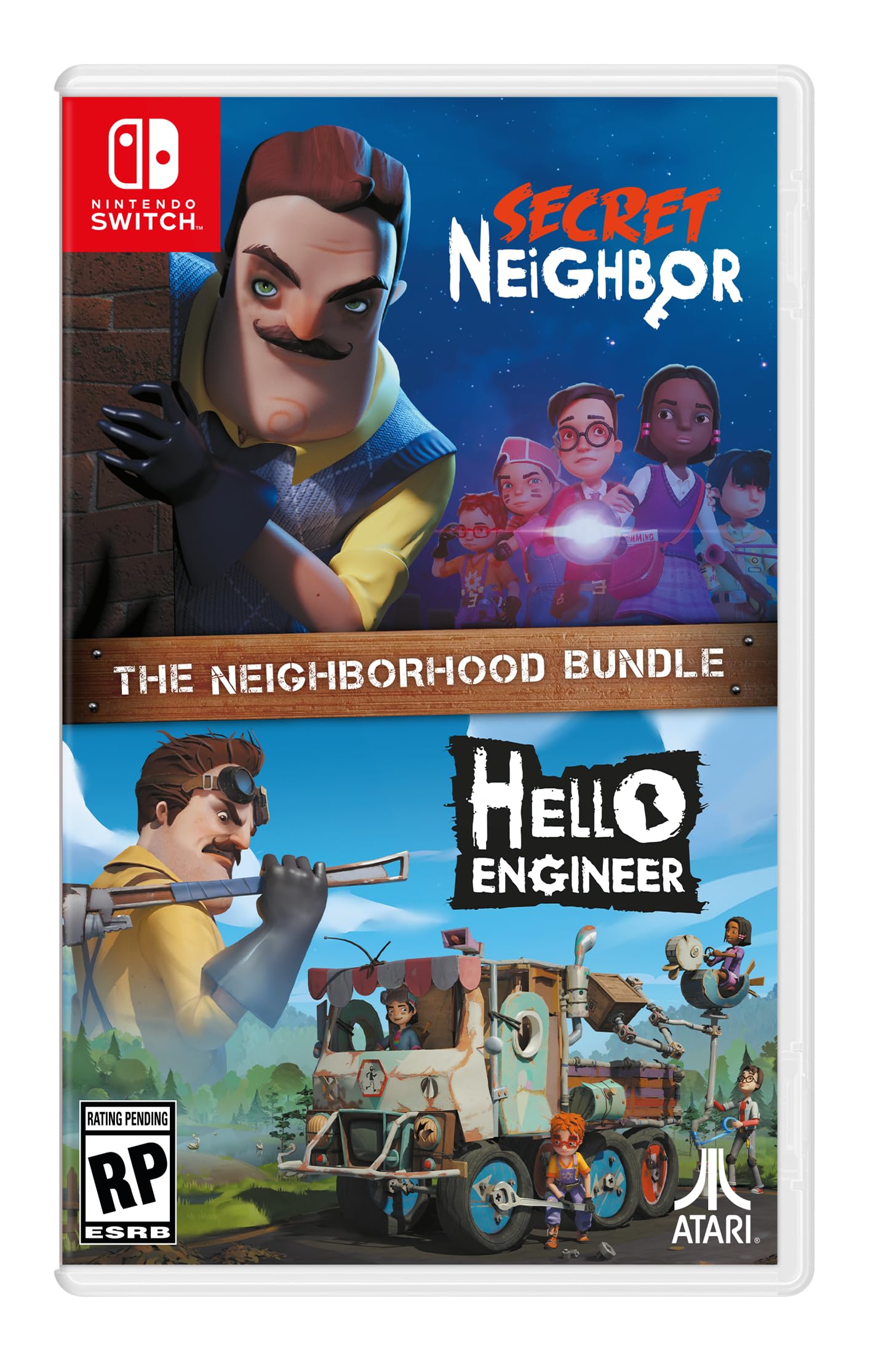 Secret Neighbor Hello Engineer The Neighborhood Bundle Nintendo Switch + - -