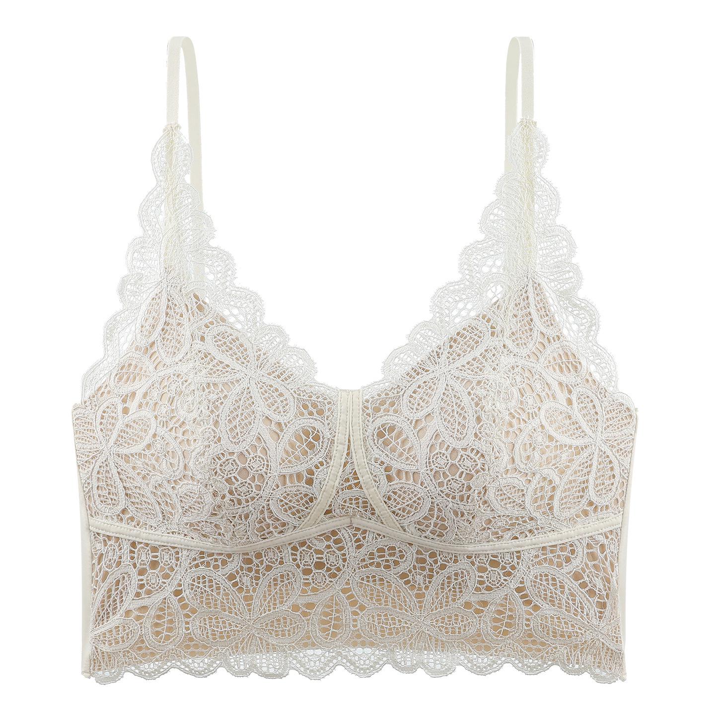 

Women s Spring/Summer Lace Camisole with Padded Bust – Breathable, Stylish Back for Outerwear or Undergarment Use M