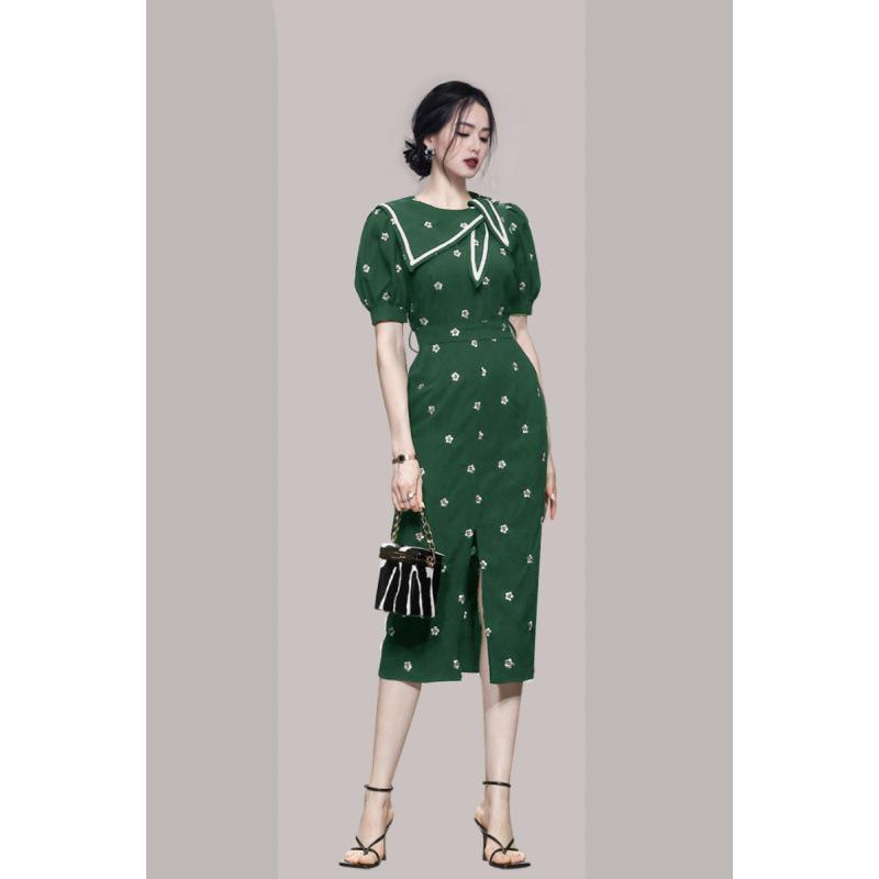2022 Korean Style Luxury Embroidered Women's Evening Dress
