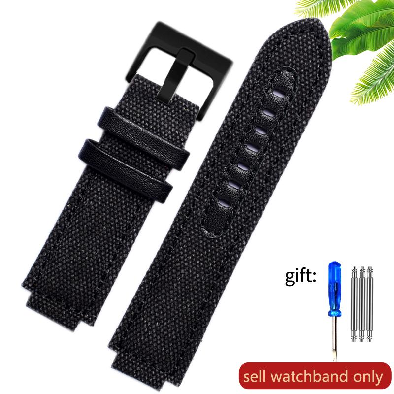 Nylon Watch Strap for Timex  Watchband T2n739 T2n720 T2n721 Waterproof Outdoor Watch Band 24*16mm