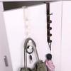 1Pcs Clothes Storage Storage Holder Rails Hanging Rack Door Hanger Hooks  Clothes Bag Caps Purse