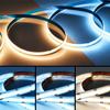 Dimmbare 3-Farben CCT COB LED-Streifenleuchte 24V 8mm 10mm Breite 2700K bis 6500K Farbwechselndes LED-Band Linear Doppelfarbe RA90