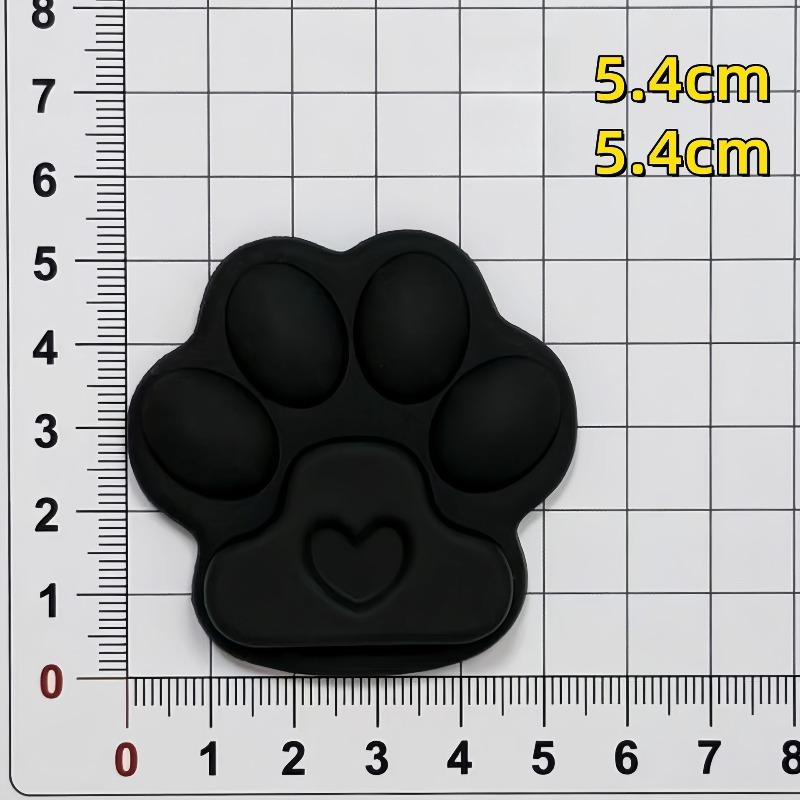 Cartoon 3D Cat Claw Soft Rubber Silicone Jewelry Phone Case Airbag Bracket Anti Collision чёрный