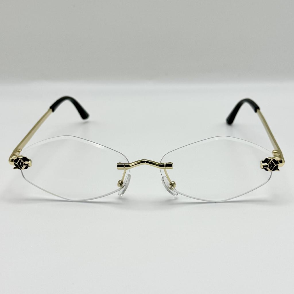 Unisex Fashion Retro Outdoor Uv400 Sunglasses Fashionable Rimless Square Sunglasses High Quality Popular Metal Eyewear