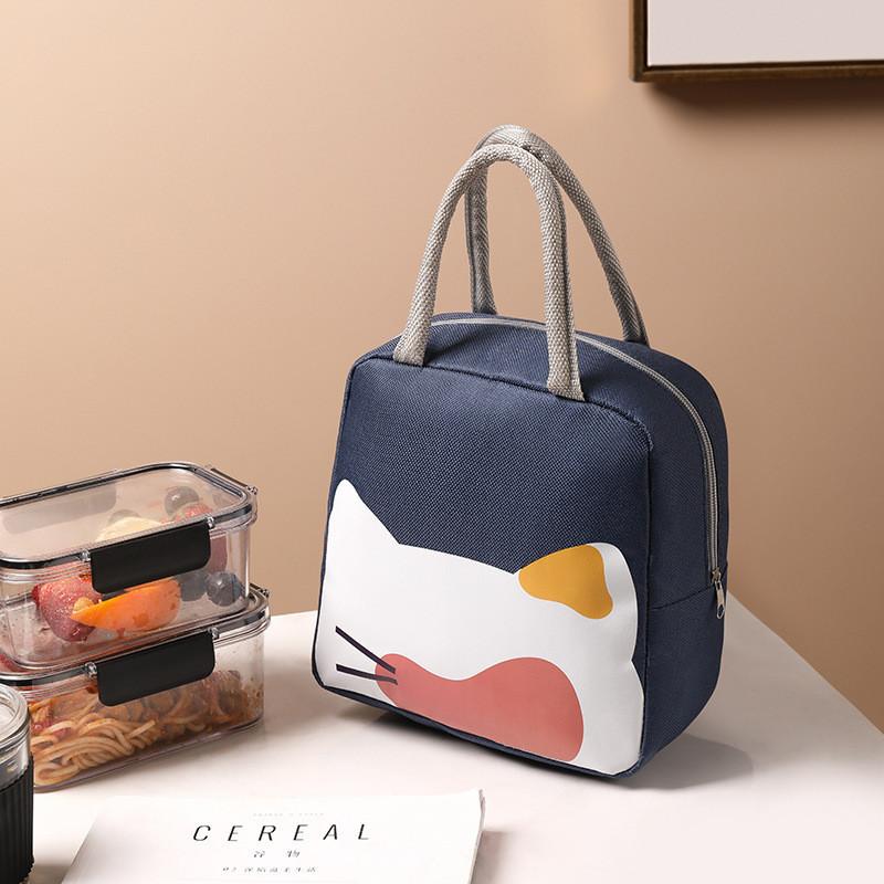 Primary School Students Bring Lunch Boxes, Autumn and Winter Insulated Bags, Carry Rice Bags, Bento Boxes, Meal Bags, Handbags, Aluminum Foil