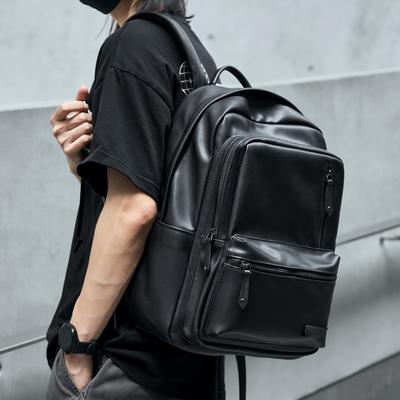 Backpacks, Men's Backpacks, Large-capacity Travel Bags, Fashionable and Trendy Leather Schoolbags, Men's Computer Bags
