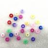 50pcs 8X6mm Big Hole Acrylic Beads Spacer Loose Beads for Jewelry Making DIY Accessories (hole:4.5mm)