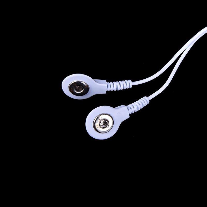 3.5Mm 2 Button 2 In 1 Electrode Lead Wires Connecting Cables For Therapy Machine