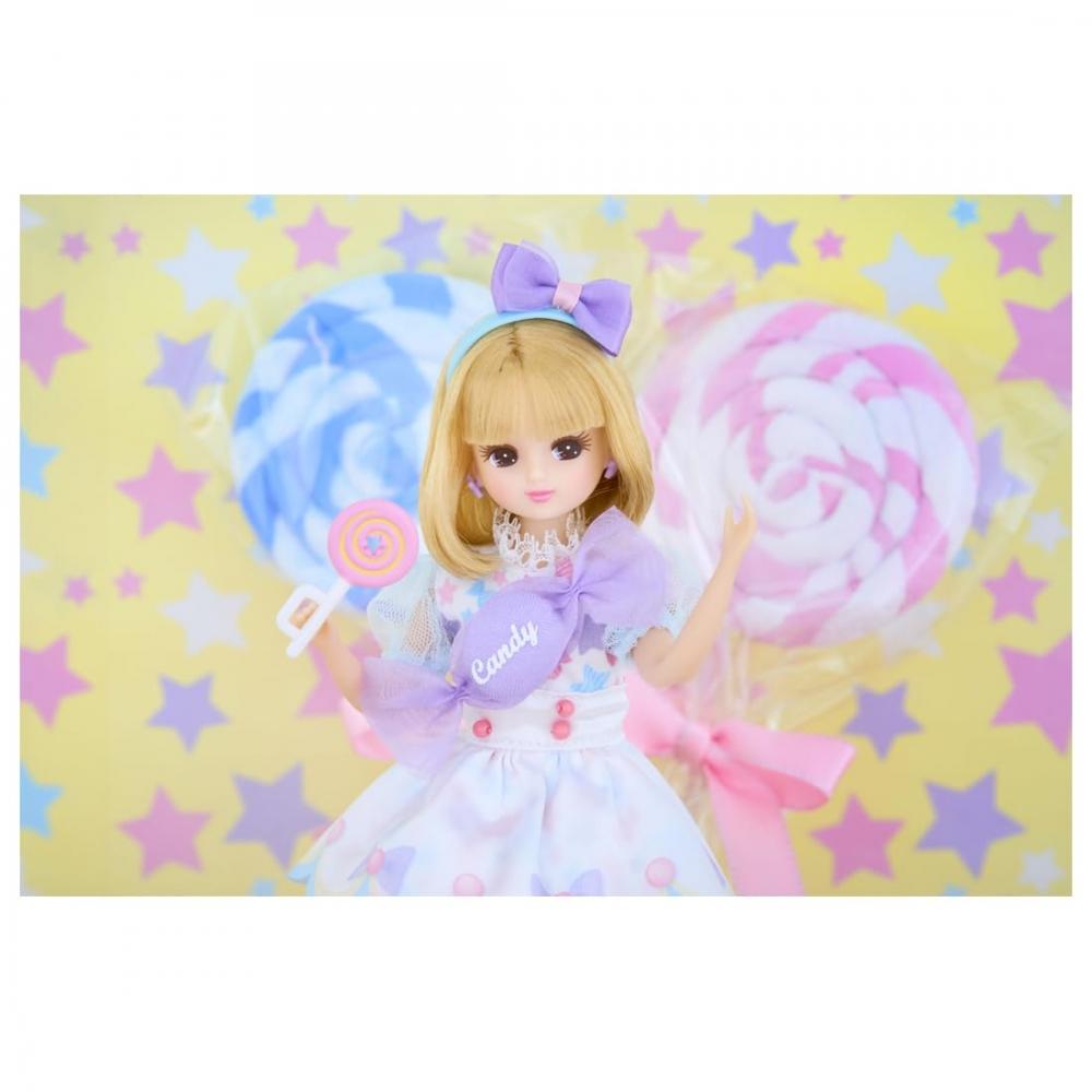Takara Tomy "Licca-chan Doll LD-09 Sweet Candy" Dress-up Doll Play House Toy Ages 3+