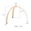 Crib Mobile Bed Bell Wooden Bracket Baby 0-12 Months Wooden Mobile Hanging Rattles Toy Holder Decorative Accessories Arm Bracket
