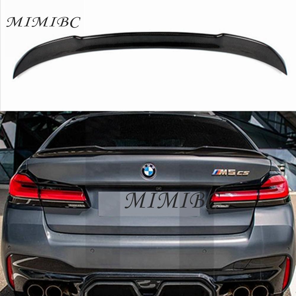 FOR BMW 5 Series G30 G38/F90 M5 CS Style Real carbon fiber material Rear Spoiler Trunk wing 2016-2024 Car Spoiler gjvm37