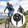 Bicycle Crankset, Bike Crankset, 170mm Crank Arms, High Compatibility, Bicycle Repair Parts & Accessories, Metal Product, Ultra-lightweight, High Axle