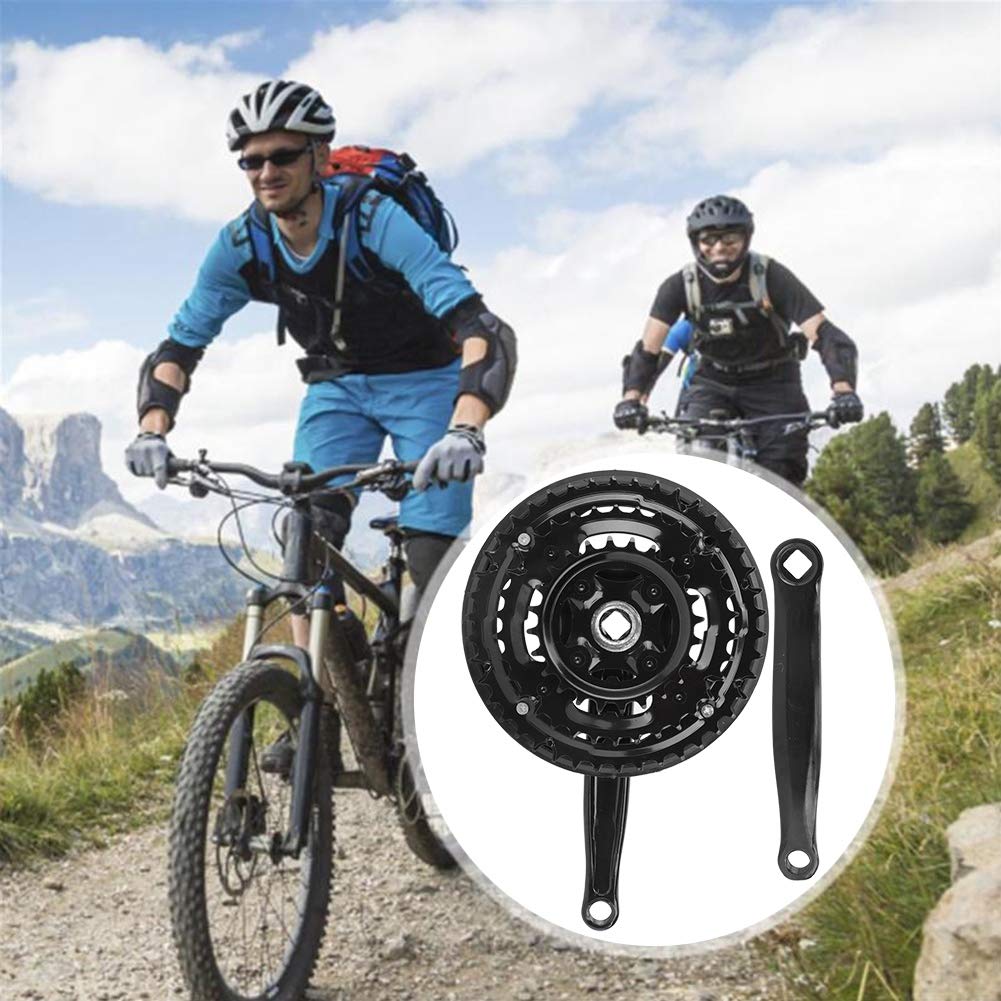 Bicycle Crankset, Bike Crankset, 170mm Crank Arms, High Compatibility, Bicycle Repair Parts & Accessories, Metal Product, Ultra-lightweight, High Axle