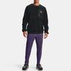 Under Armour Mission Sweatshirts Men's Black Crew Neck Thickened Regular Unisex 1366093-001