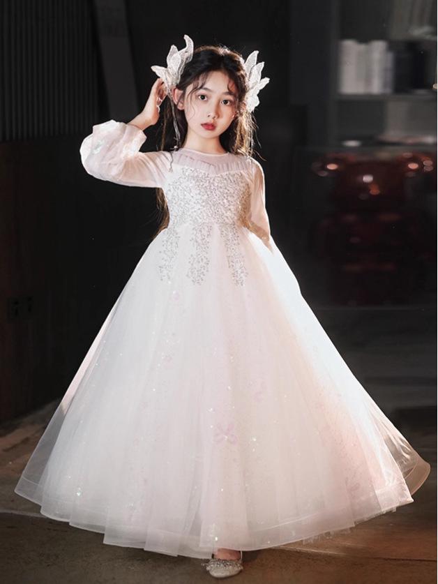 Πολυτελές Φόρεμα Παρανυφάκι - Φόρεμα Πριγκίπισσας για Γενέθλια & Γάμο για Παραστάσεις Πιάνου