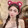 Hair Hoop Non-slip Ultra Soft Cosplay Headdress Plush Bear Ears Plush Headband Hair Accessories