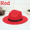 Fashion Western Cowboy Men's Hat English Style Woolen Hat Flat Top Flat Brim Black Top Hat European American Hats Accessories