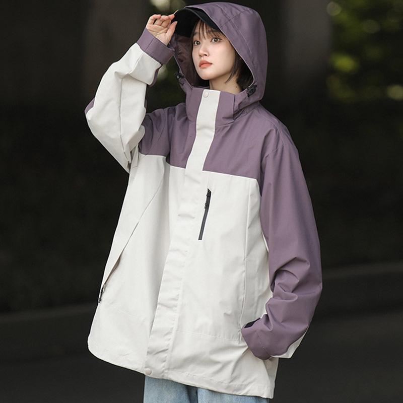 2024 Unisex Outdoor Windproof & Waterproof Jacket with Detachable Liner for Travel, Hiking, & Mountaineering
