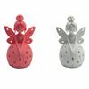 Decorative 3D Printing Fairy Candlestick Ornaments Hollow-out Wings Girl Candle Holder Home Decor Desktop Ornaments Living
