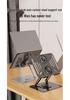 Universal Portable Laptop Stand - Carbon Steel, Non-Slip Silicone, Folding Aluminum Alloy Design