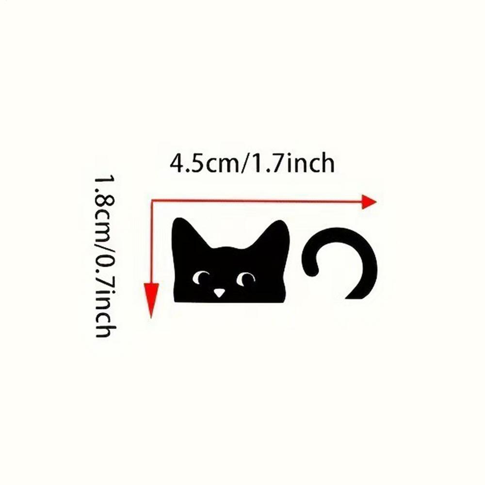 Peeking Cat Sticker for Car Window Cartoon Funny Peeking Cat Decals Safe and Harmless Auto Decoration Tool for Laptop Water