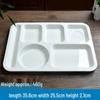 Commercial Melamine Divided Canteen Plates & Spoon