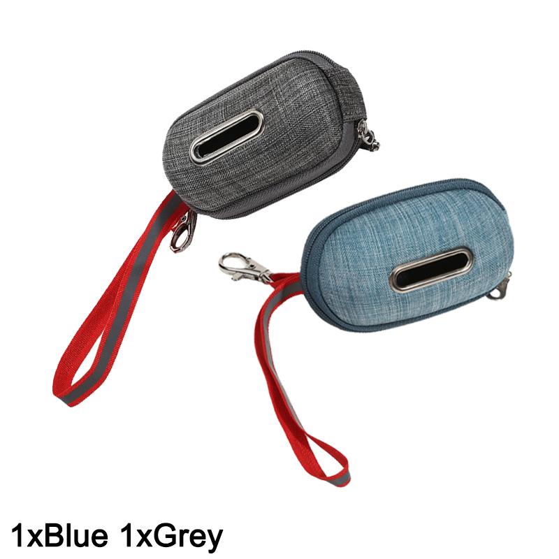1/2Pcs Dog Poop Bag Outdoor Pet Waste Bag Dispenser Collection Pouch Portable Durable Leash Attachment For Walking Hiking Travel