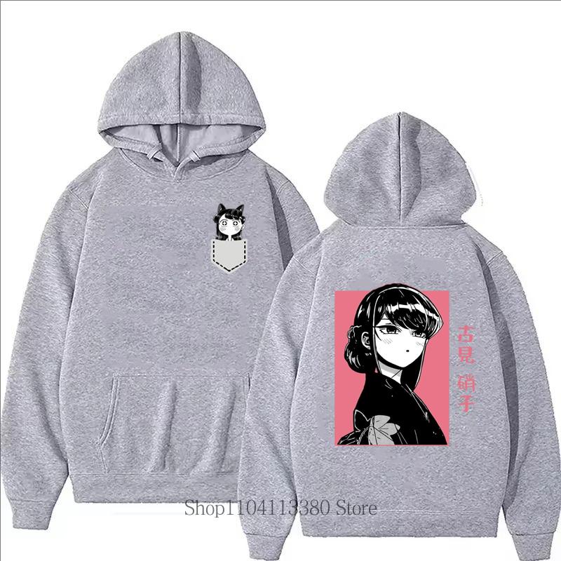 Gu Jian Classmate Anime Hoodie Women Harajuku Vintage Casual Print Grahic Sweatshirts Autumn Winter Fleece Long Sleeve