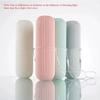 1pc Portable Toothbrush Cup Bathroom Toothpaste Holder Storage Case Box Organizer Travel Toiletries Storage Cup New Creative
