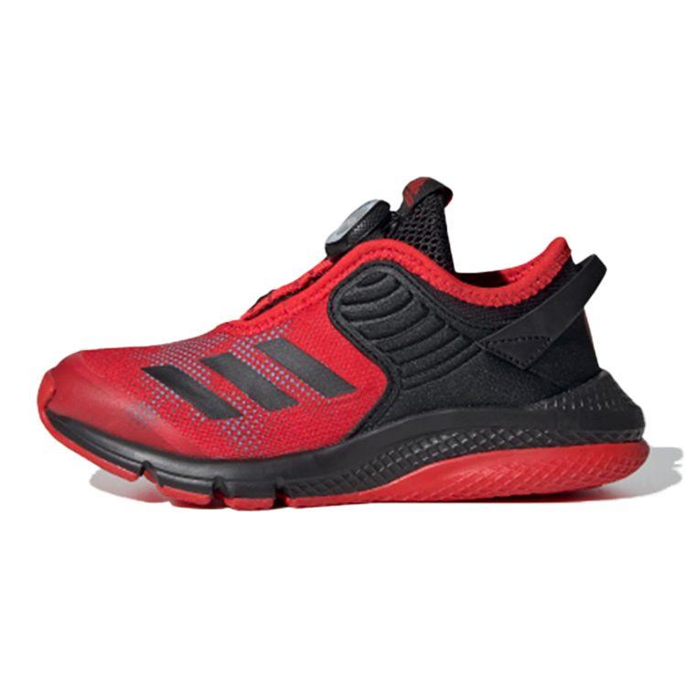 Adidas Spiderman X  Activeflex Boa K Fashion Durable Low-Top Kids Running Shoes Kids sneaker Red Black FV4195