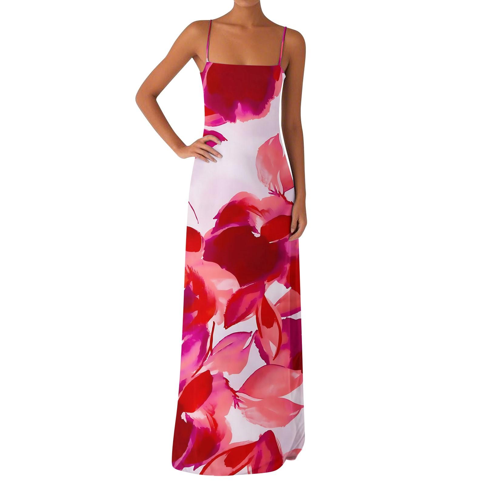 Женское сексуальное шелковистое платье с открытыми плечами и цветочным принтом, длинное платье M