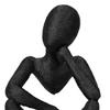 Nordic Style Ornament, Abstract Thicker Design Desktop Sculpture, 3D Printed Desk Accessory for Home Office